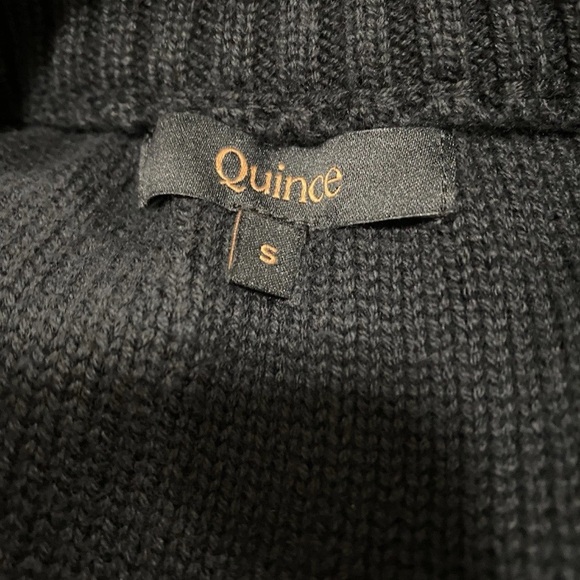 Quince 100% Organic Cotton Button Cropped Cardigan Small - Picture 5 of 8